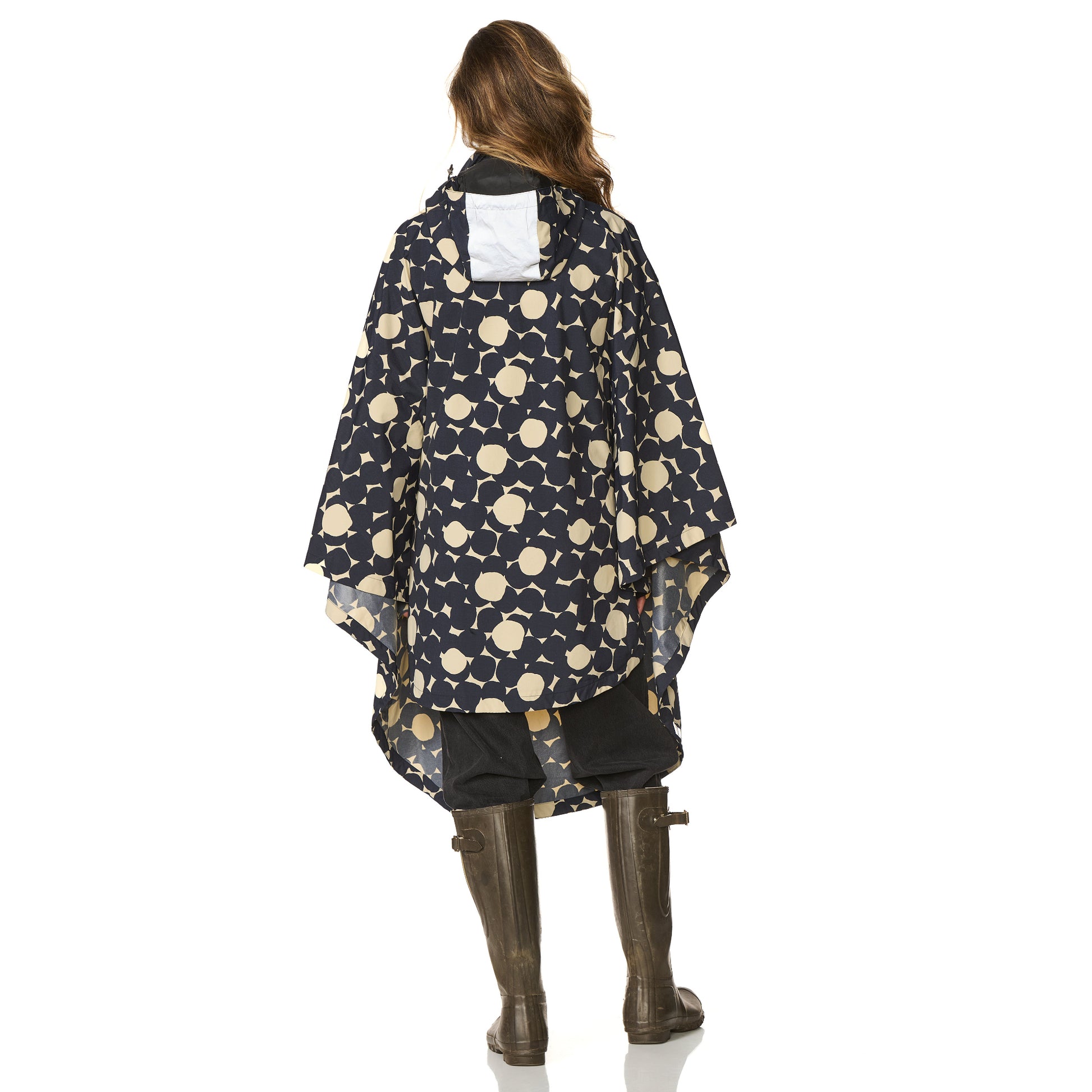 Regencape print beige Happy Rainy Days 