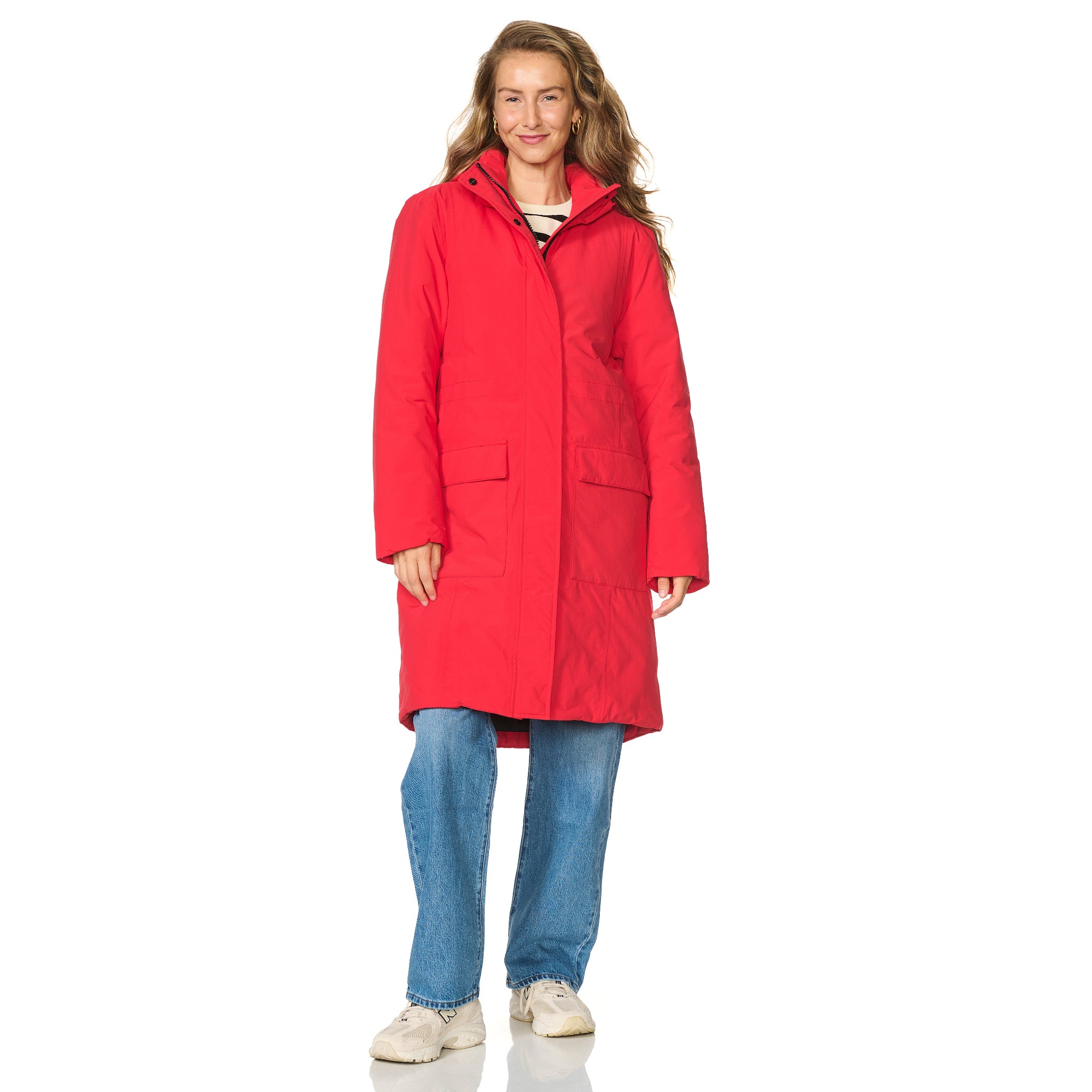 Winterparka Aspen rood Happy Rainy Days 