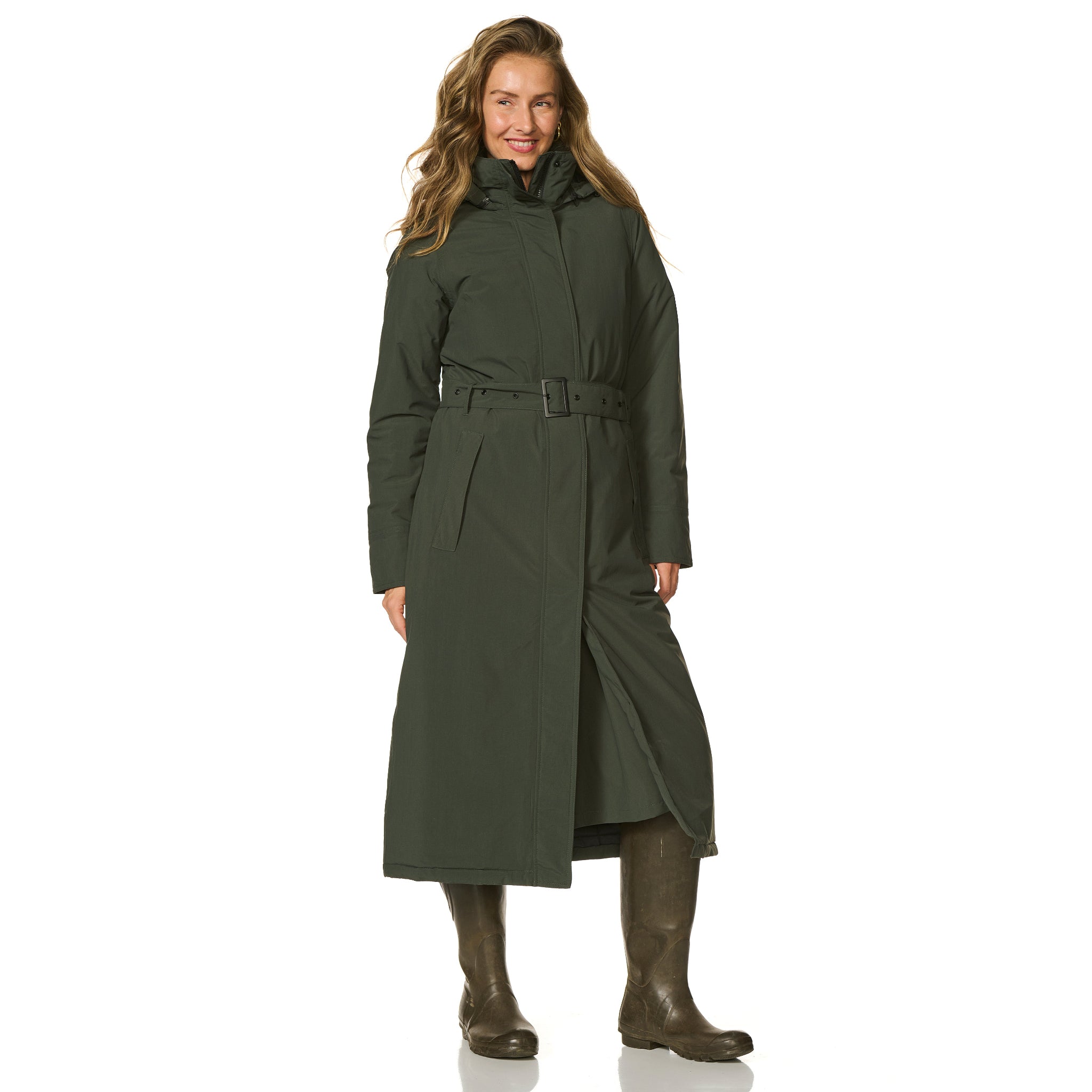 Winterjas Toronto donkergroen happy rainy days