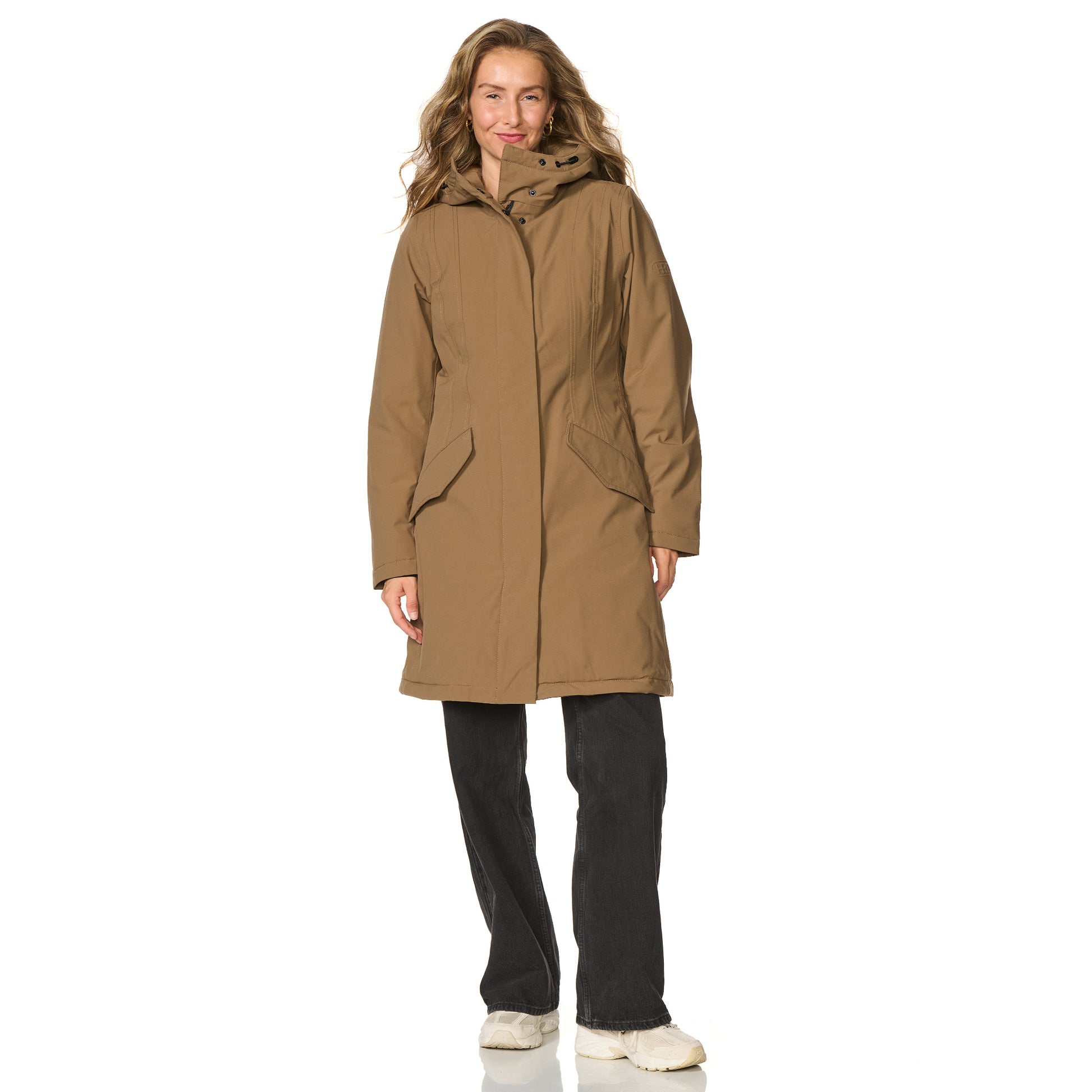 Winterjas Orlando Taupe Happy Rainy Days 