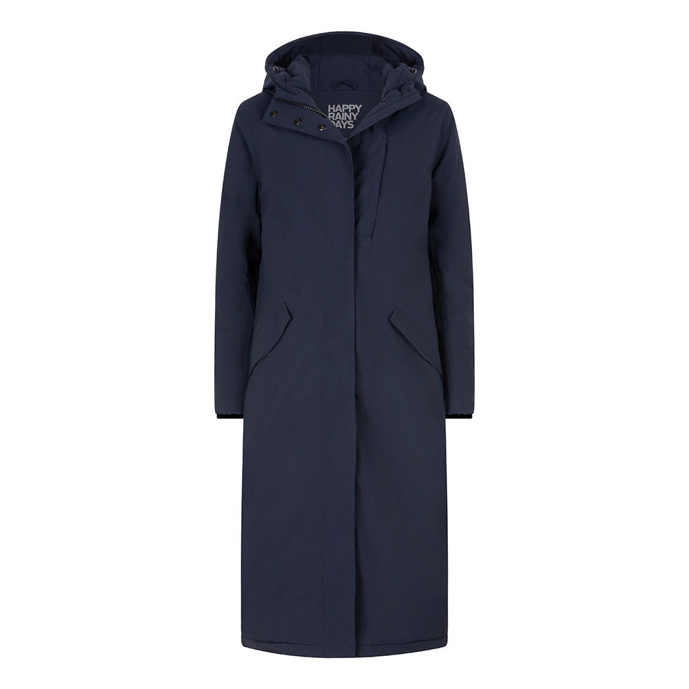 Winterjas Vancouver donkerblauw happy rainy days